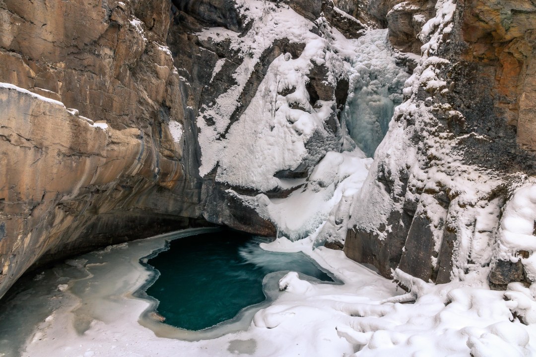 Johnston Canyon Winter
